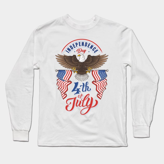 4th july Long Sleeve T-Shirt by kani